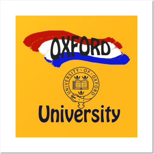 oxford university Posters and Art